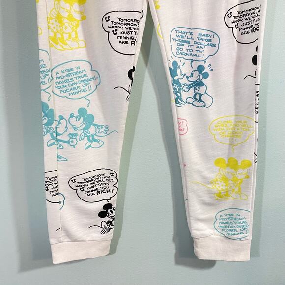 Zara X Disney Girl's Multicolor Mickey Mouse Comic Lounge Jogger Size 11/12 - Picture 8 of 8